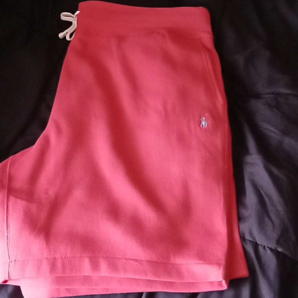 Ralph Lauren polo never worn sweatshirts nice light red with aqua pony XXL🔥🔥🔥